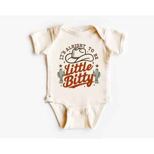 Little Bitty Cowboy Shirt, Western Baby Boy Bodysuits, Country Toddler Shirts, Long Sleeve Boys Outfit, Baby Shower Gift, Newborn Boy