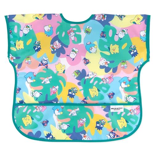 Bumkins Bibs - Toddler Bibs, Waterproof, Large for 1-3 Years, Short Sleeve