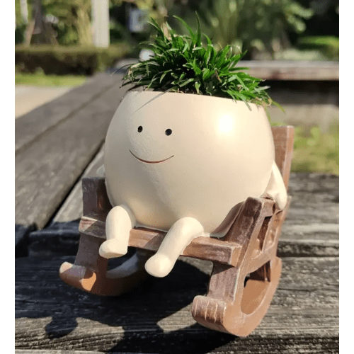 Rocking Chair Smiley Pot – House Plant Paradise