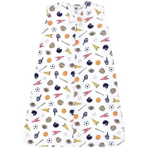 Hudson Baby Unisex Baby Cotton Sleeveless Wearable Sleeping Bag, Sack, Blanket