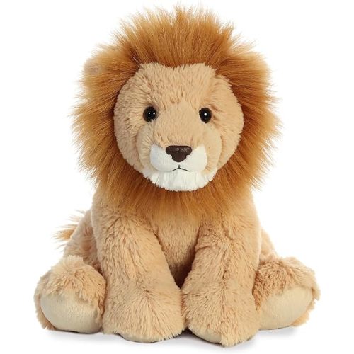 Aurora® Cuddly Lion Stuffed Animal - Cozy Comfort - Endless Snuggles - Brown 14 Inches