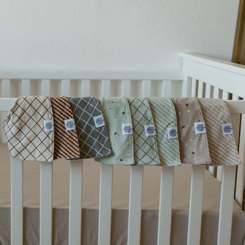Bandana Baby Bibs | Clay Set - 8 Pack | Parker Baby Co.