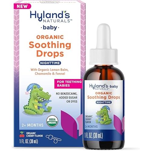 Hyland's Baby - Organic Nighttime Soothing Drops for Oral Discomfort, 1 oz