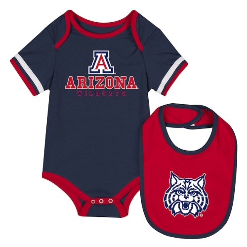 Arizona Wildcats Colosseum Newborn & Infant Bodysuit & Bib Set - Navy