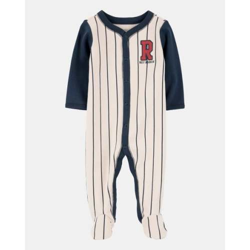 Baby Boy Baseball Rookie Snap Cotton Sleep & Play Pajamas | Carter's
