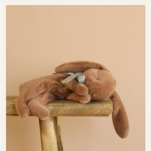 Maileg Plush Sleeping Bunny - Soft Brown– Odin Parker