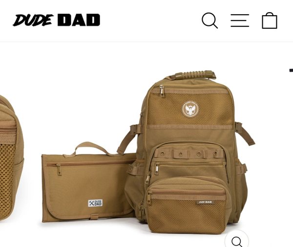 Dude Dad Diaper Bag