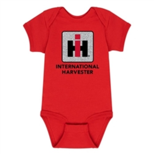 International Harvester IH Glitter Logo Infant One Piece