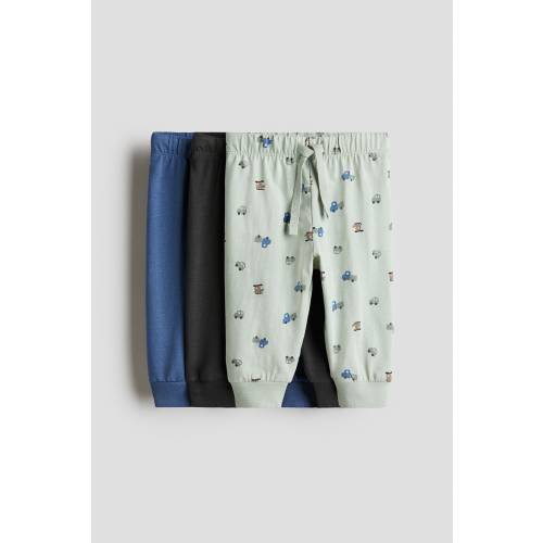 3-PACK COTTON JERSEY JOGGERS
