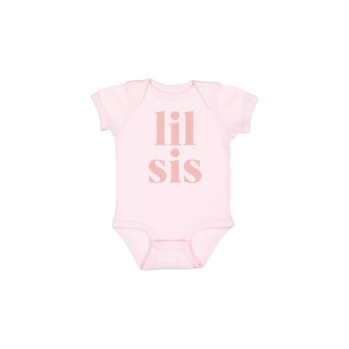 Lil Sis Short Sleeve Bodysuit, 0-3M