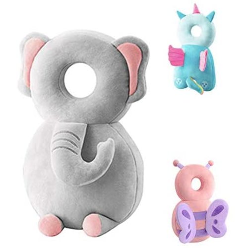 JunNeng Toddler Baby Head Protection Cushion Backpack Wear,Elephant