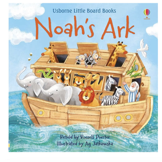 Noah's Ark: A Charming Bible Story Board Book About Animals for Children (Ages 2-5) (Little Board Books)