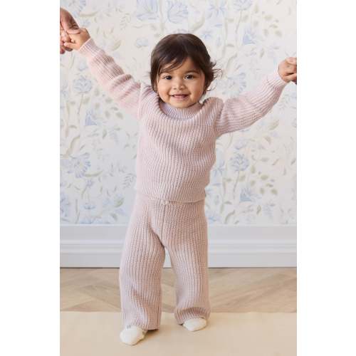 Morgan Pant - Hushed Pink Marle