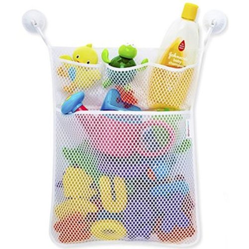 Kiplyki Wholesale Baby Bath Time Toy Tidy Storage Hanging Bag Mesh Bag Mesh Bathroom Organiser Net