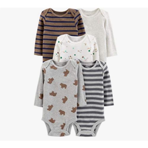 Simple Joys by Carter's Unisex Babies' Long-Sleeve Bodysuit