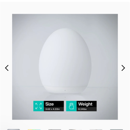 VAVA Baby Egg Night Light with Touch Control