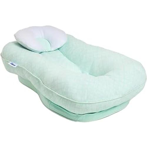 Rahoo Baby Learn & Lounge Baby Lounger | Ergonomic Design by Pediatric Therapists | 0-6 Months | Portable and Machine Washable