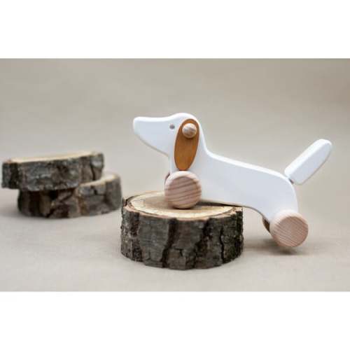 Dachshund Puppy, White - Bajo | Maisonette