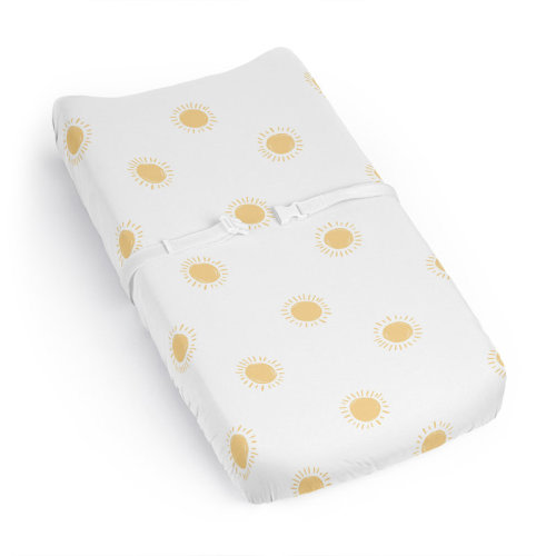 Sweet Jojo Designs Boho Sun Mustard Yellow Changing Pad Cover Sheet by Sweet Jojo Designs | Wayfair