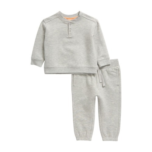 Henley Sweatshirt & Joggers, 6M