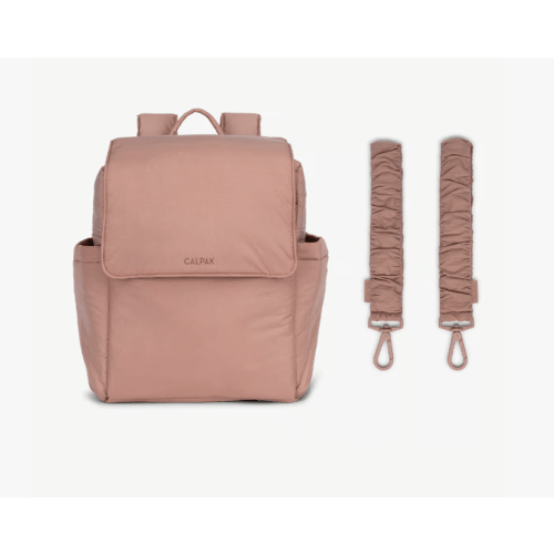 Calpak Convertible Mini Diaper Backpack with Stroller Straps in Peony + Peony