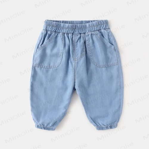 Baby Toddler Dark Blue Soft Pants 6-12 months