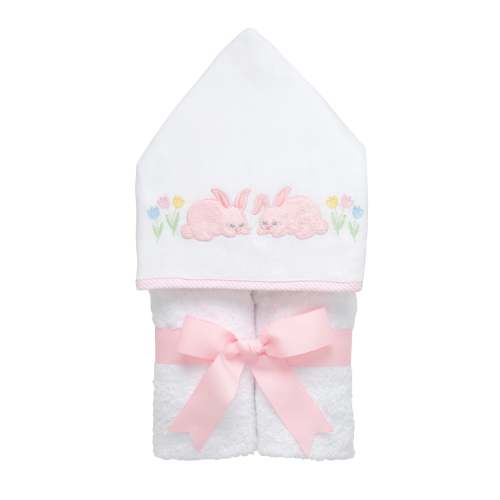 Bunny Everykid Towel, Pink