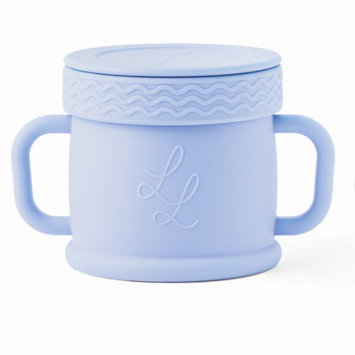 Coastal Cup: Nontoxic Toddler Snack Cup – Soft Silicone With Lid