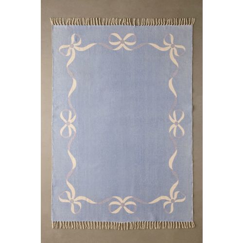 Lacey Bows Unbrushed Printed Rug
