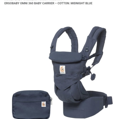 Ergobaby OMNI 360 Baby Carrier – Cotton: Midnight Blue