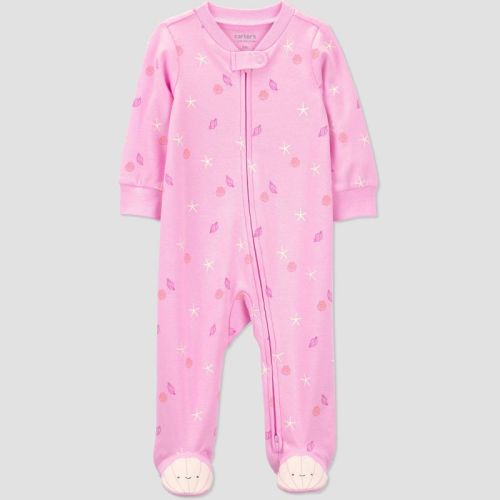 Carter's Just One You® Baby Girls' Seashell Sleep N' Play - Pink 3M
