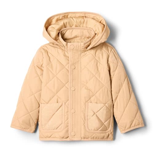 Amazon Essentials x Sofia Grainge Unisex Toddlers and Babies' Midweight Field Jacket with Hood