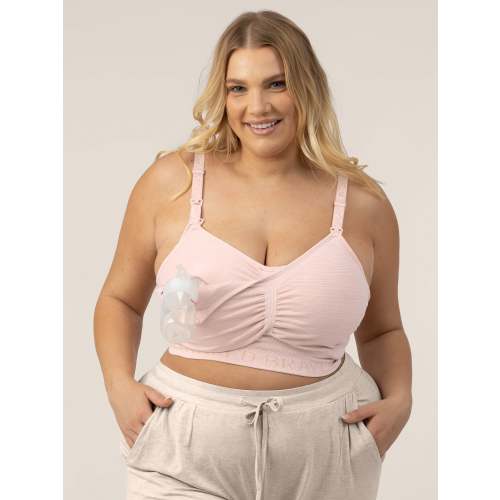 Sublime® Hands-Free Pumping & Nursing Bra | Pink Heather
