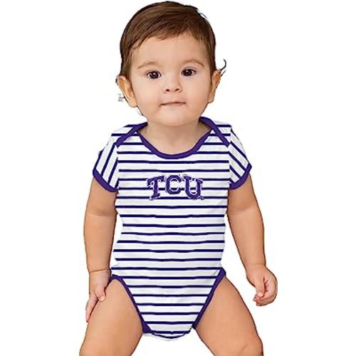 Two Feet Ahead Striped Baby Onesie Bodysuit Creeper Baby Boy Clothes for Newborn infants