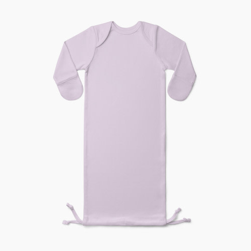 Goumi Kids x Babylist Bamboo Organic Cotton Drawstring Gown - Lilac, Nb