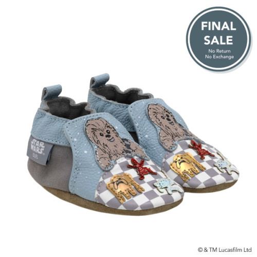 *Final Sale* Star Wars™ Chewbacca™ Soft Soles Light Blue