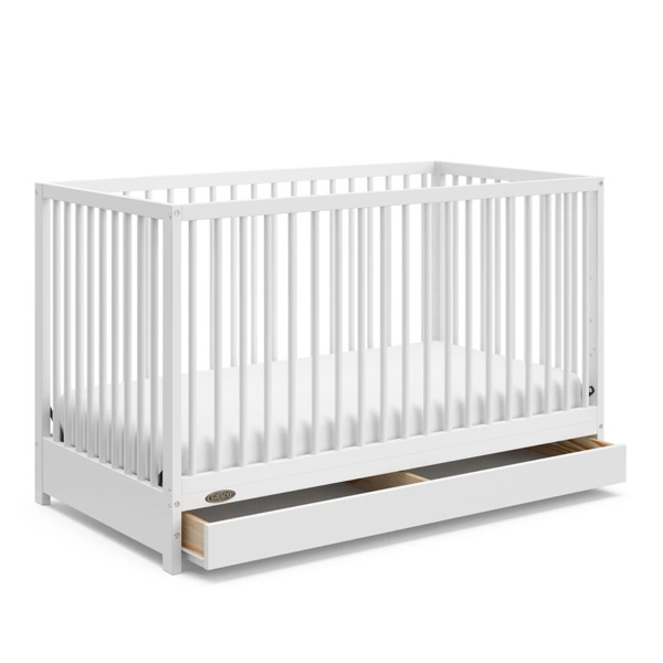 Graco Teddi 5-in-1 Convertible Crib with Drawer