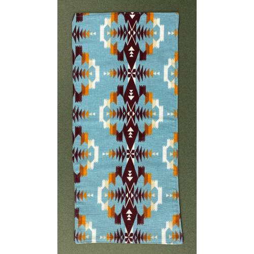 Cotton burp cloths, set of 2 or 4, southwestern motif