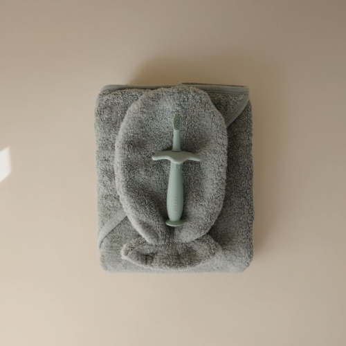 Mushie x Anthropologie Bath Bundle (Moss)