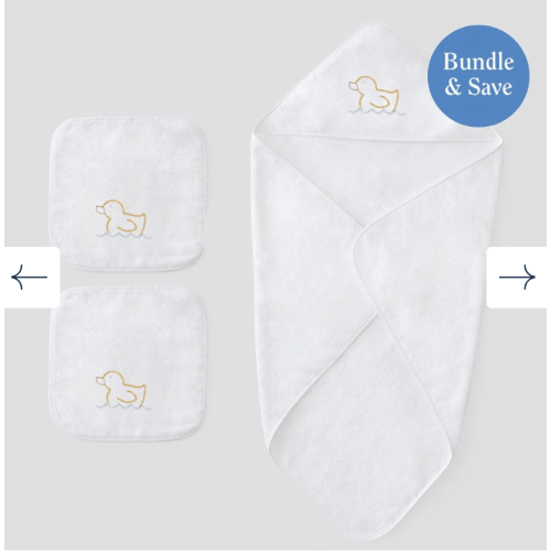 Baby Bath Bundle (3 pieces) - Ducky