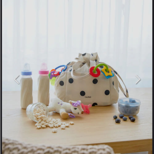 Insulated Lunch Bag - Polka Dot
