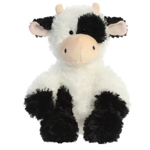 Aurora Tubbie Wubbie 12" Cow White Stuffed Animal