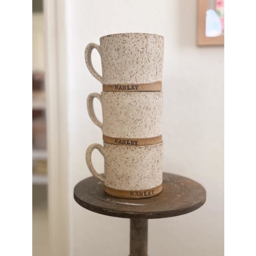 Customized Matte Ceramic Speckle Mug