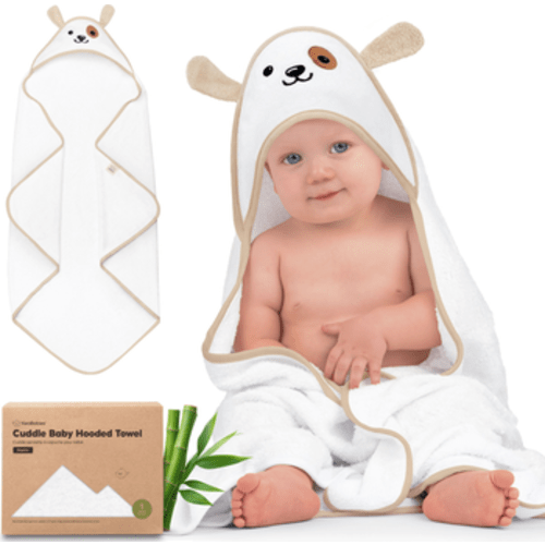 Cuddle Baby Hooded Towel, Medium