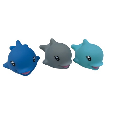 3pcs set of Floating Dolphin - Bath Time Play Toy