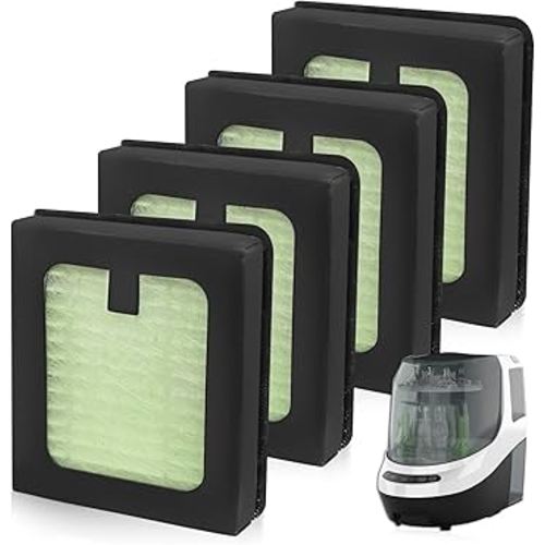 4 Pack HEPA Filter Replacement Compatible with Baby Brezza Bottle Dryer Advanced and Baby Brezza Bottle Washer Pro