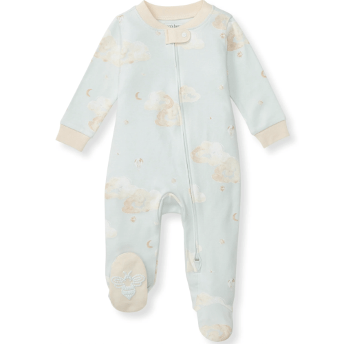 Good Night Sky Organic Cotton Sleep & Play - Ice Flow – Burt's Bees Baby
