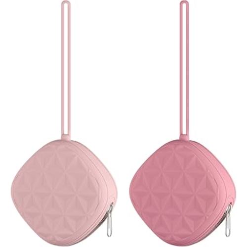 Silicone Pacifier Case for Diaper Bag, Newborn Baby Pacifier Holder Case For Boys & Girls (Color 2)