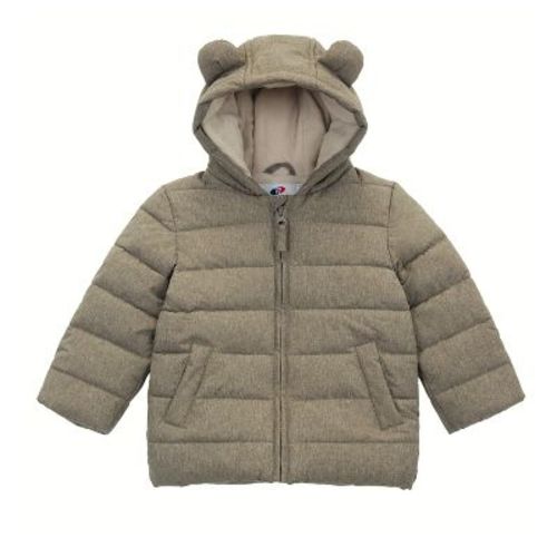 Rokka&rolla Infant Boys' Warm Winter Coat-baby Fleece Puffer Jacket-gray Textured, Size 6-9 Months
