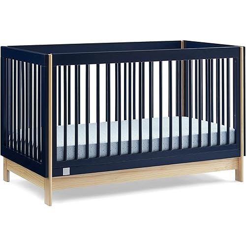 GAP babyGap Tate 4-in-1 Convertible Crib - Greenguard Gold Certified, Navy/Natural